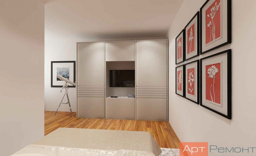 Дизайн-проект однокомнатной квартиры ул. Хорошевское Шоссе