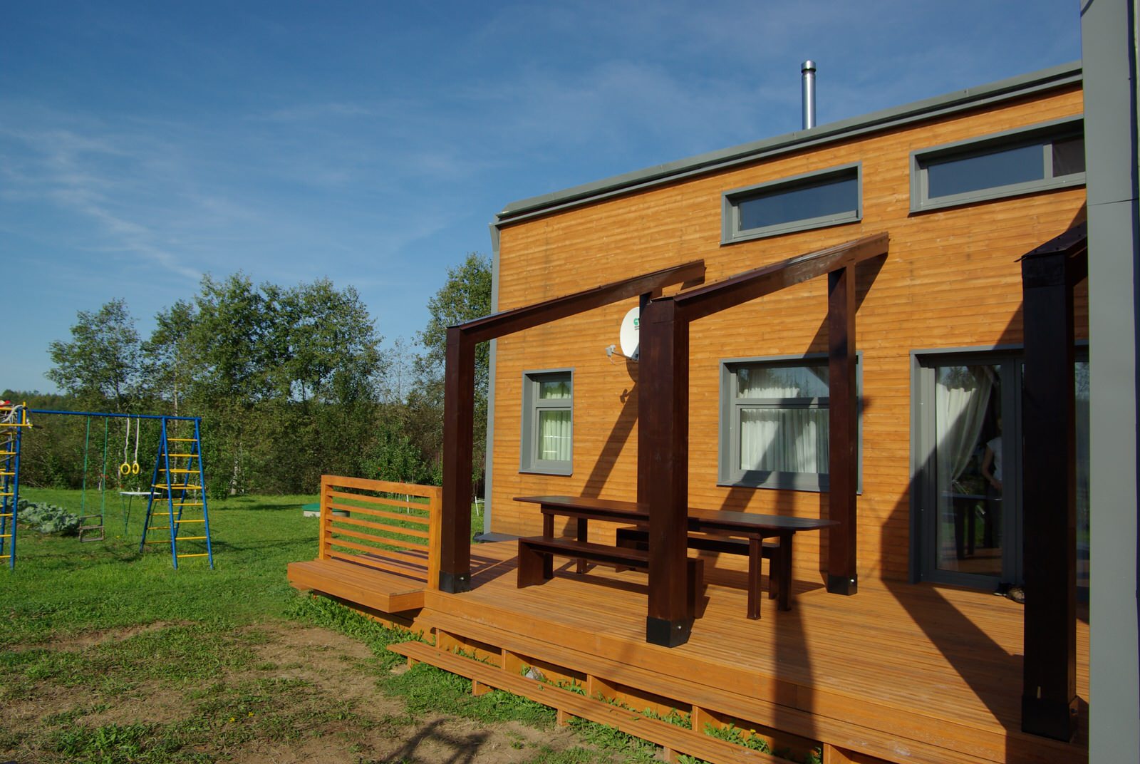 Деревенский дом в современном стиле