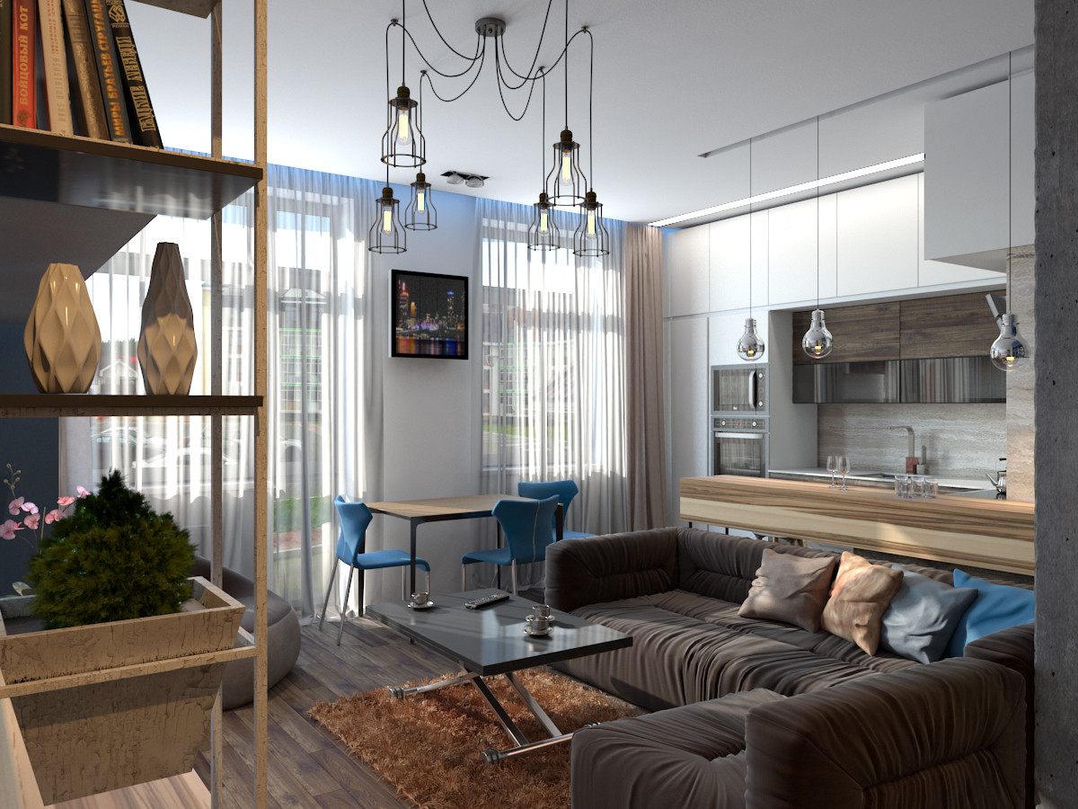 Обложка проекта: Небольшая квартира с большими возможностями