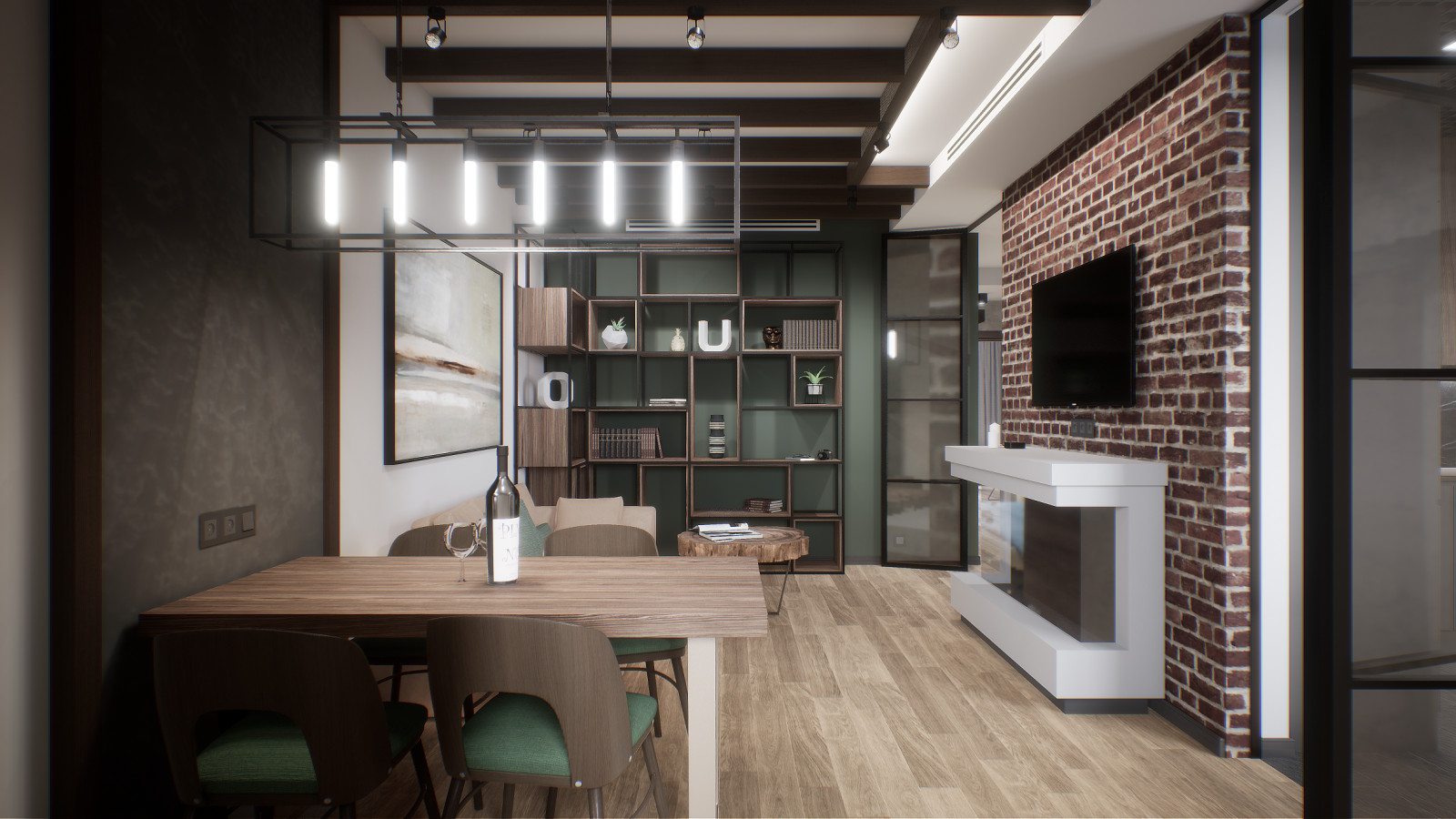 Трехкомнатная квартира в центре Москвы