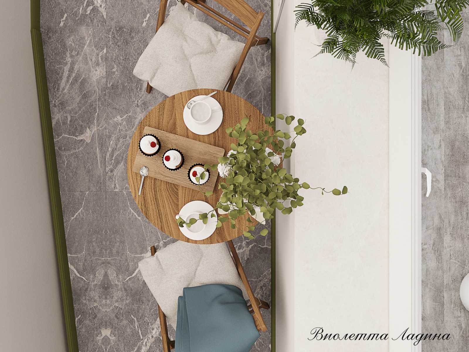 Большая квартира с воспоминаниями о путешествиях.