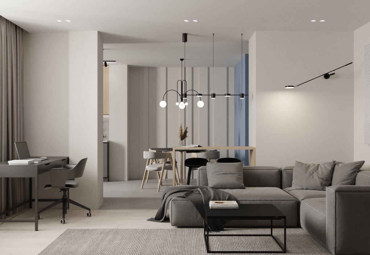 Обложка проекта: Интерьер квартиры для молодой семьи