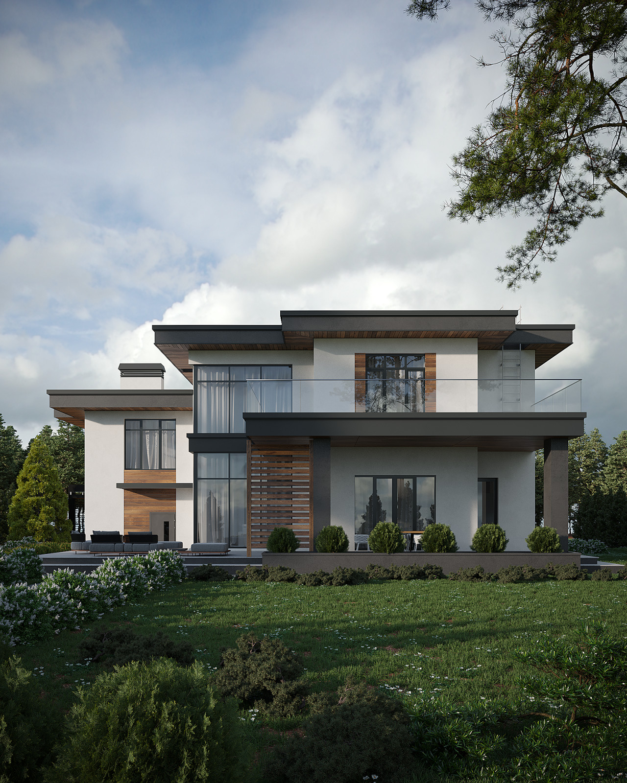 Обложка проекта: Коттеджный поселок "Клязьминский парк" г. Москва