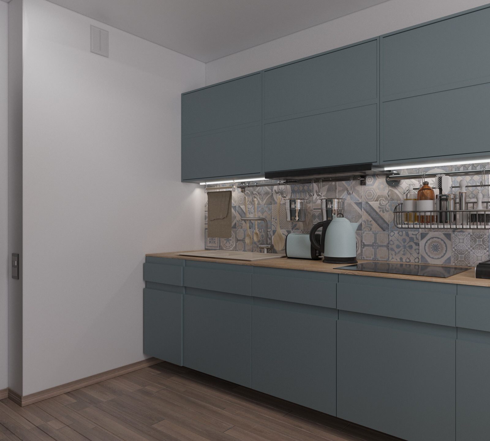 Квартира в современном стиле со скандинавским настроением