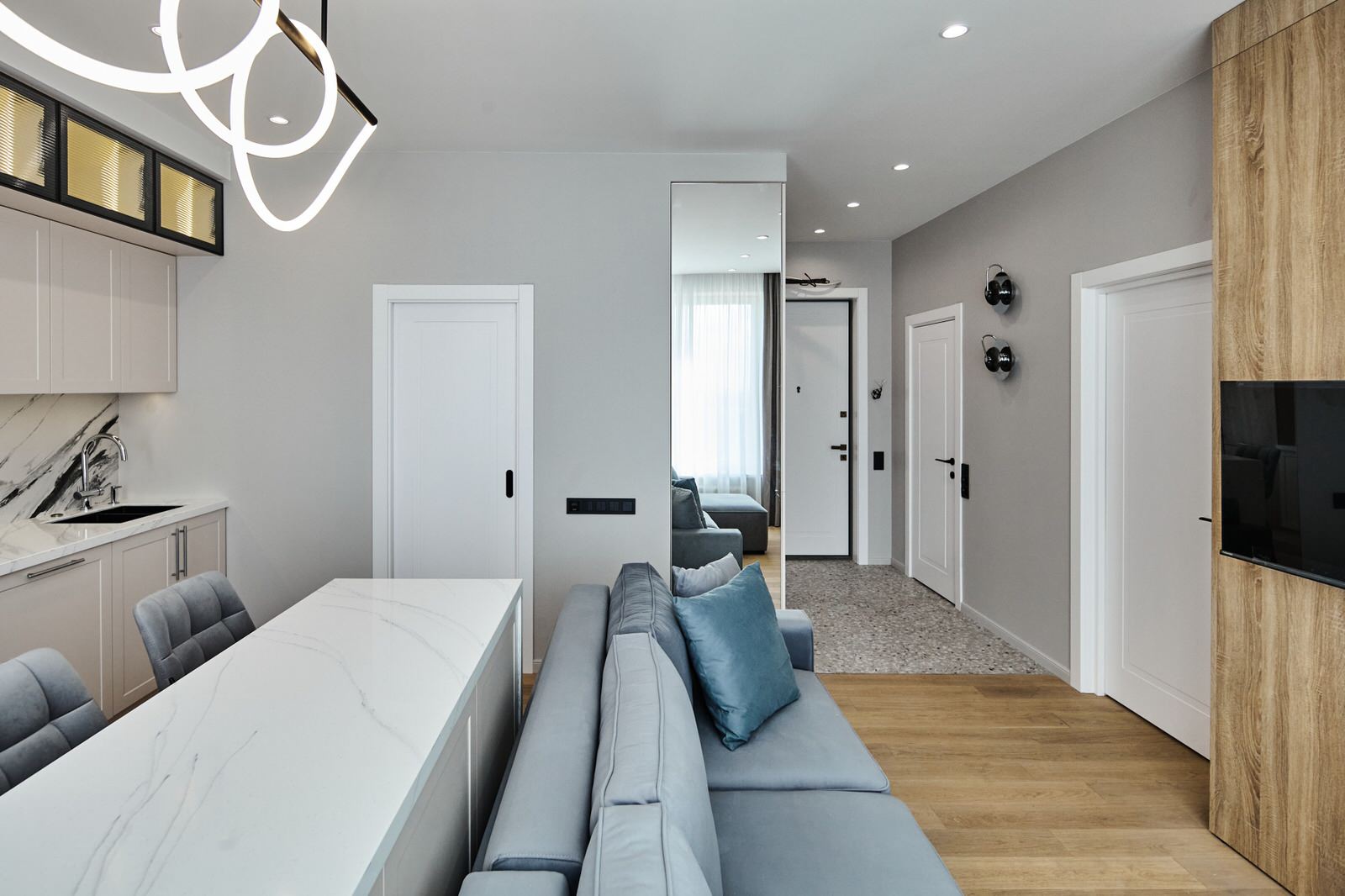 Ремонт кухни-гостиной