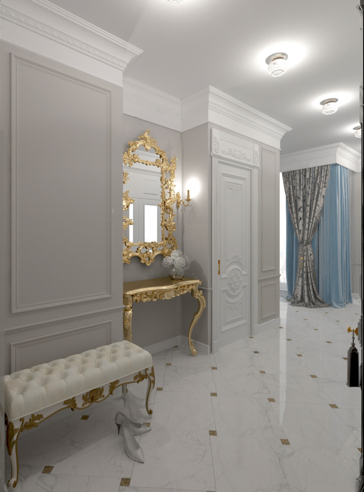 Классический интерьер в Москва Сити