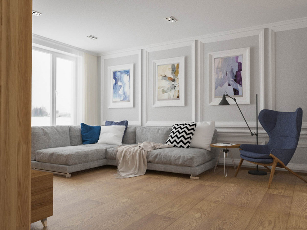 Скандинавский интерьер для молодой семьи