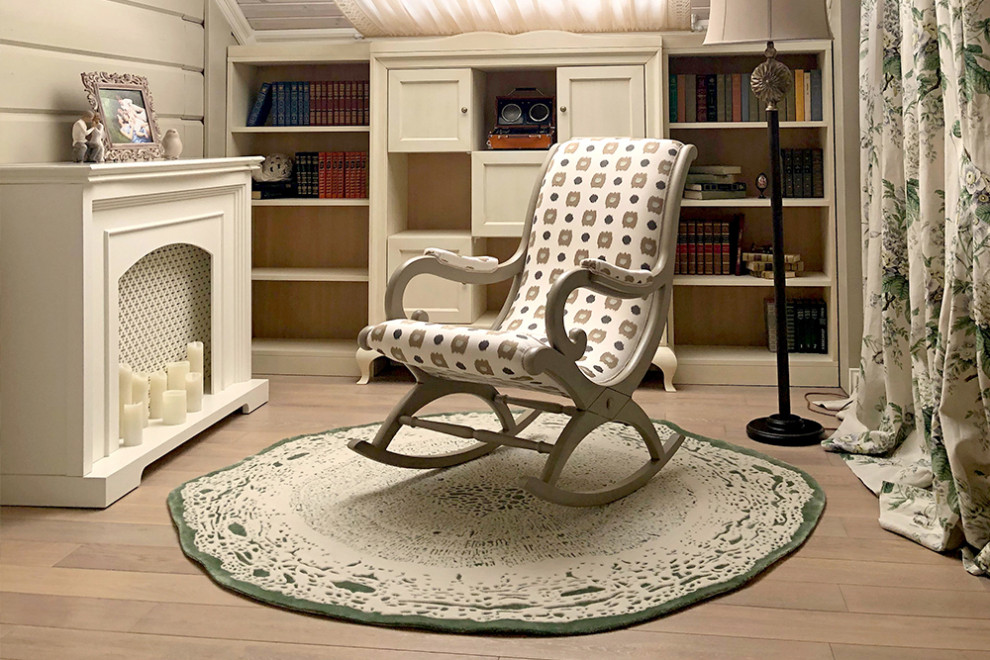 Ковры в спальню и библиотеку (п. Николо-Урюпино)