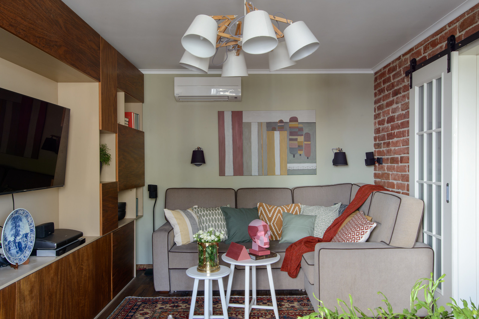 Трёхкомнатная квартира в Царицыно (дизайнер Людмила Данилевич)