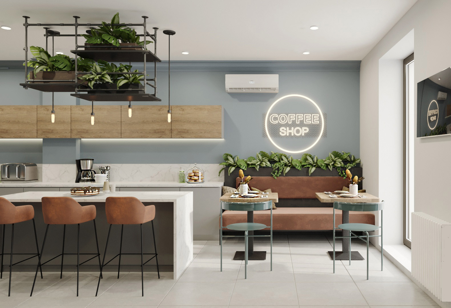 Дизайн интерьера кондитерской в Уфе "Gala Cake"