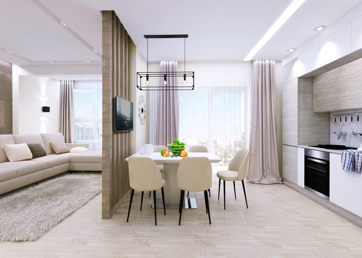 Интерьер квартиры 150 м2