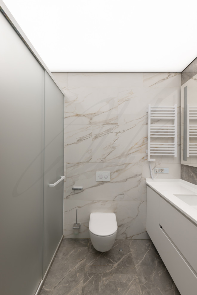 Interior design of Apartment 1481 (shower) by Arkadii Olshevskyi