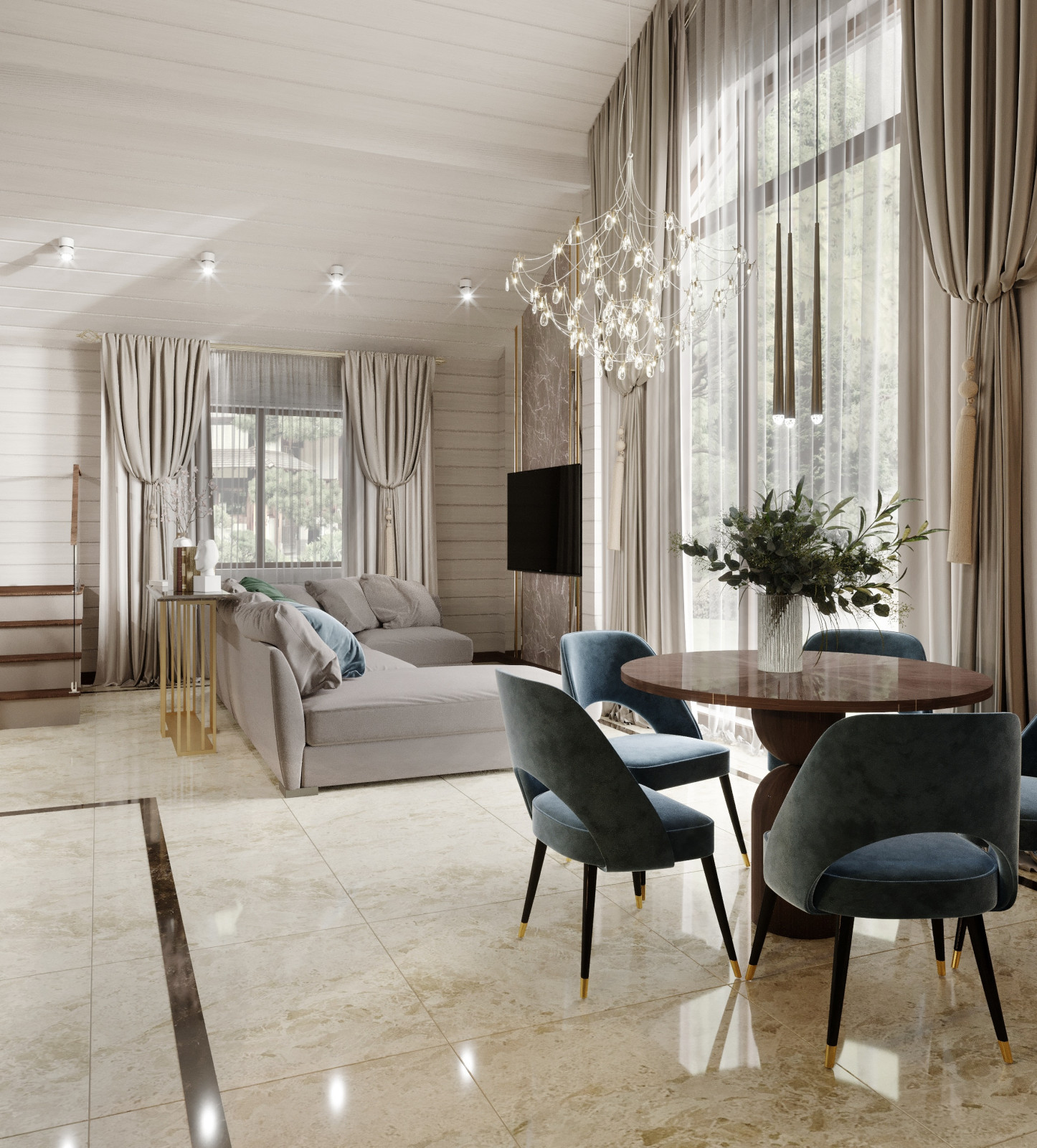 Дом  с запахом дерева