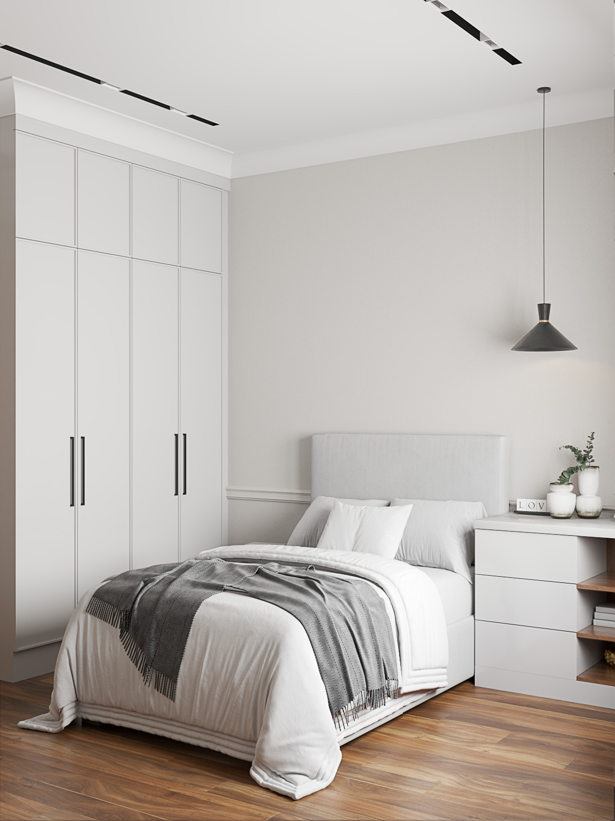 Визуализация трехномнатной квартиры для студии EEDS