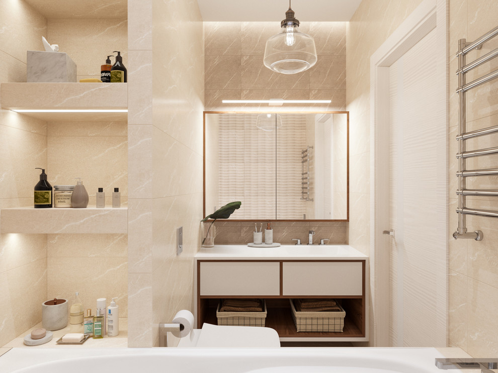 Квартира в теплых тонах