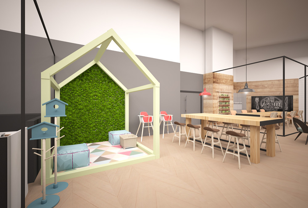 Концепт для магахина Ашан