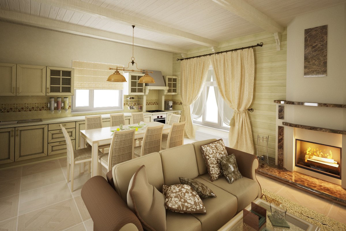 Деревянный коттедж