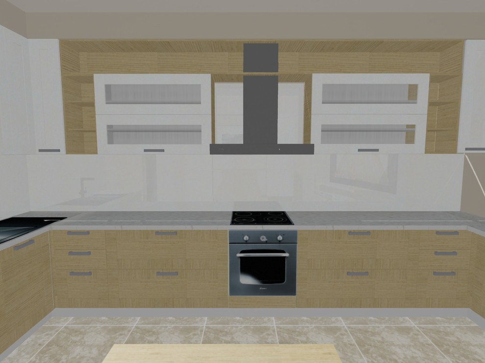 Проект Кухни на Бутлерова 11 кв. 117