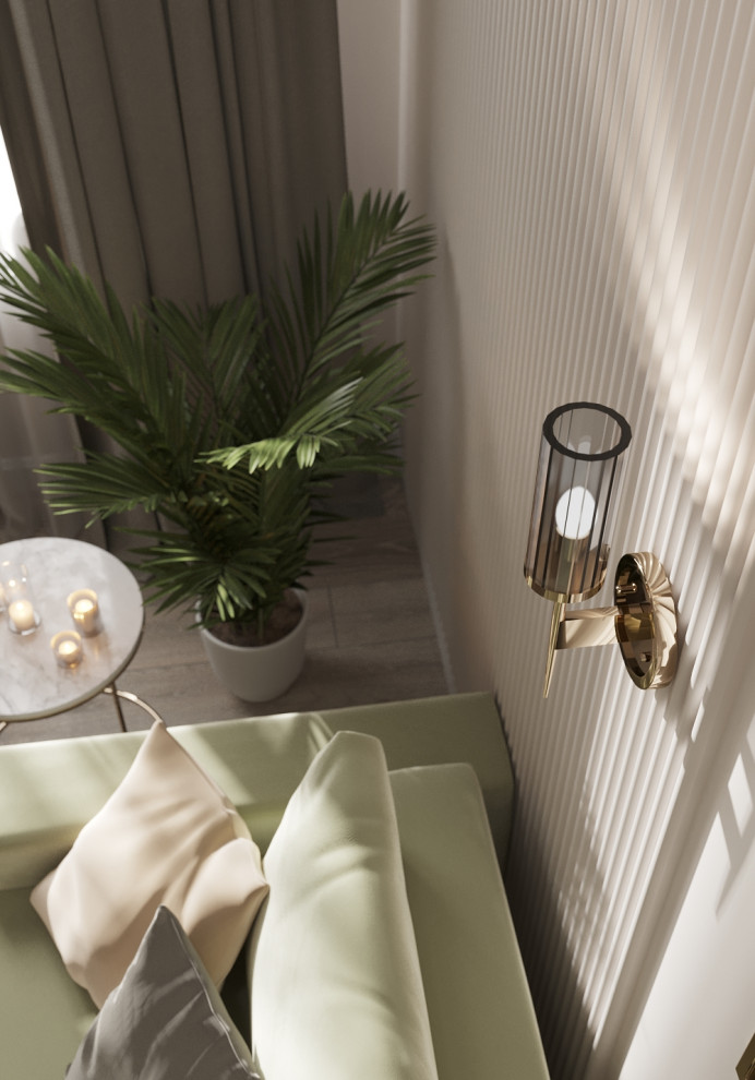 Кухня-гостиная неоклассика