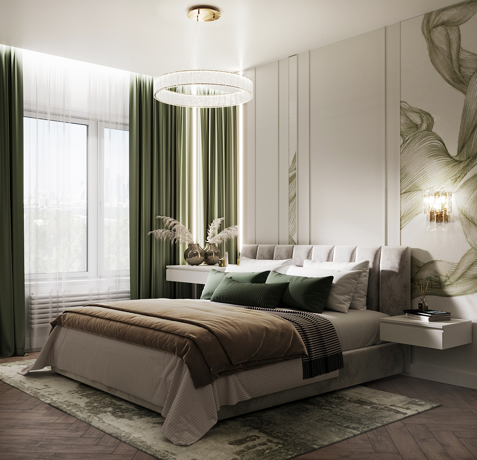 Спальная комната в ЖК Видный