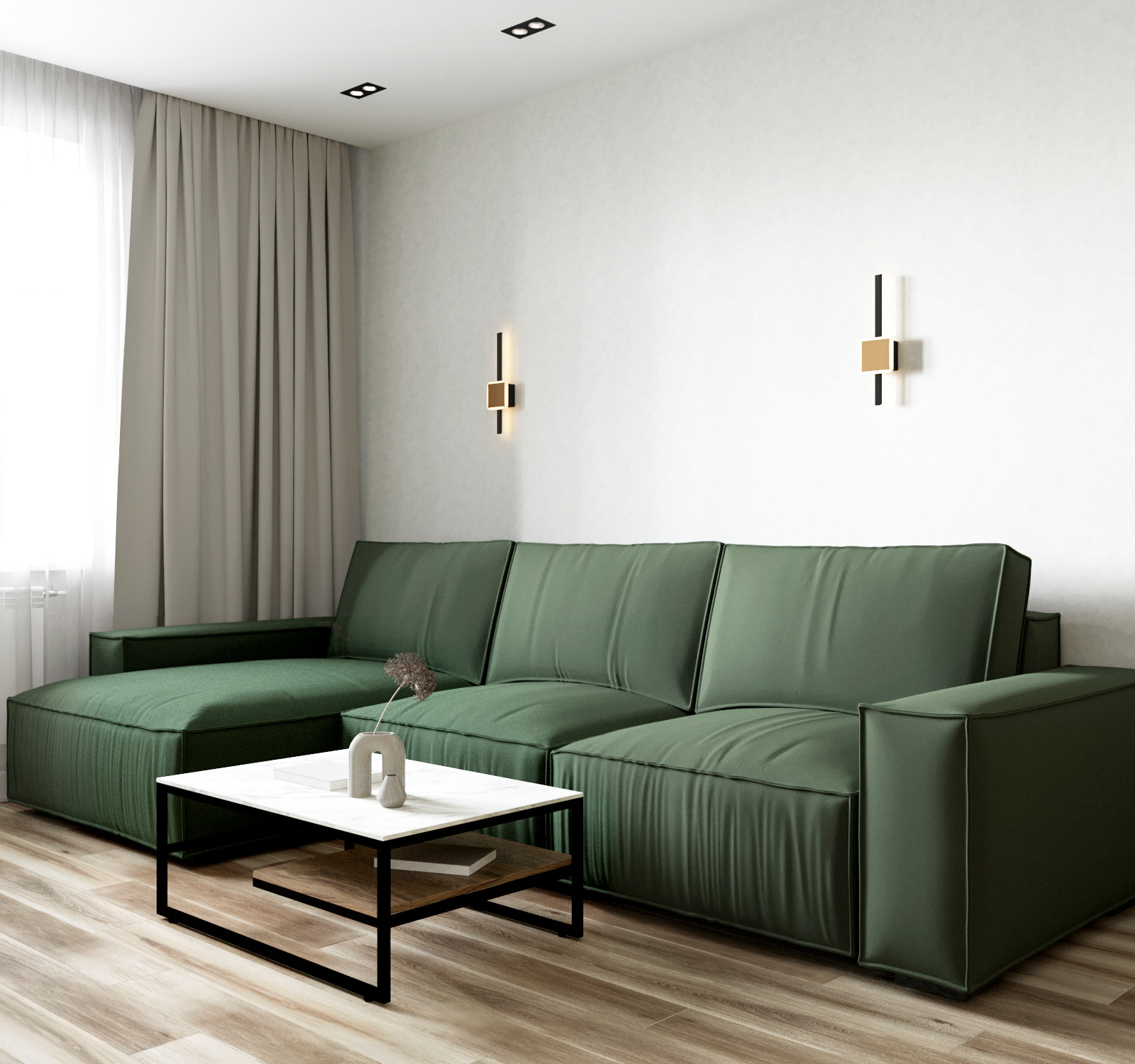 Проект 3-х комнатной квартиры для молодой семьи