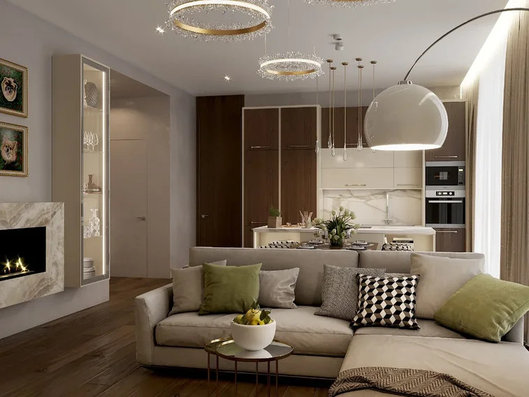 Кухня-гостиная