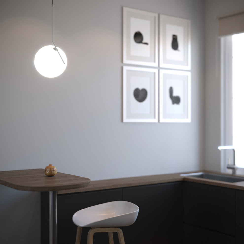 Обложка проекта: Лаконичная кухня в современном стиле