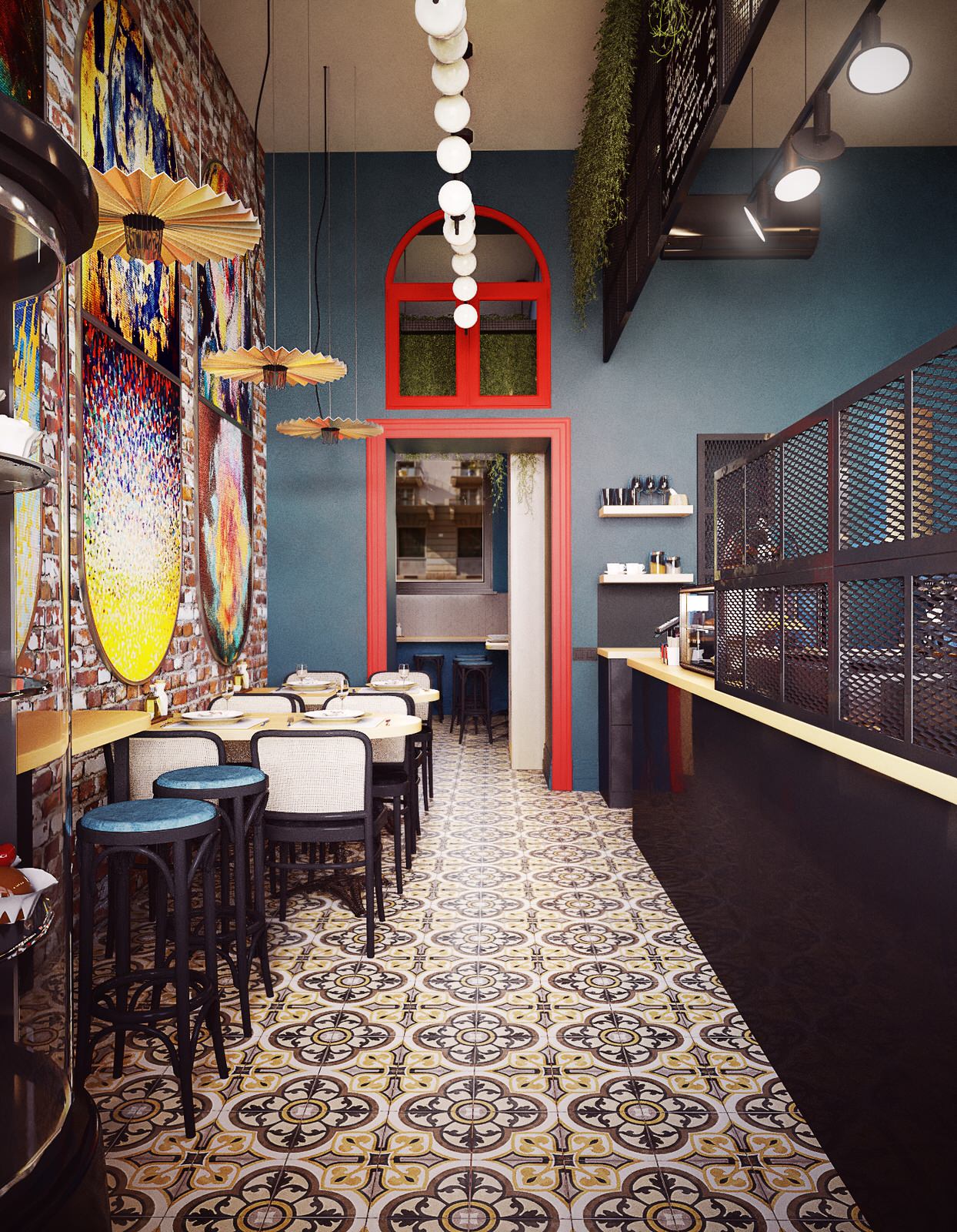 Обложка проекта: Кафе в Милане "Pasternak"