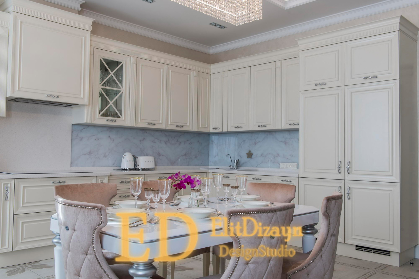 Квартира неоклассика - 3 (кухня)