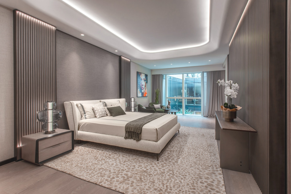 Fusion modern. Interior design of a villa in Monte-Carlo