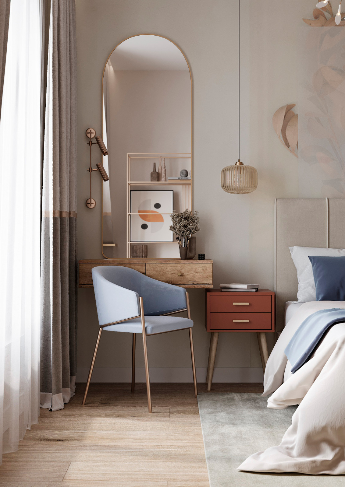 Уютная 2-х к.кв. с яркими оттенками