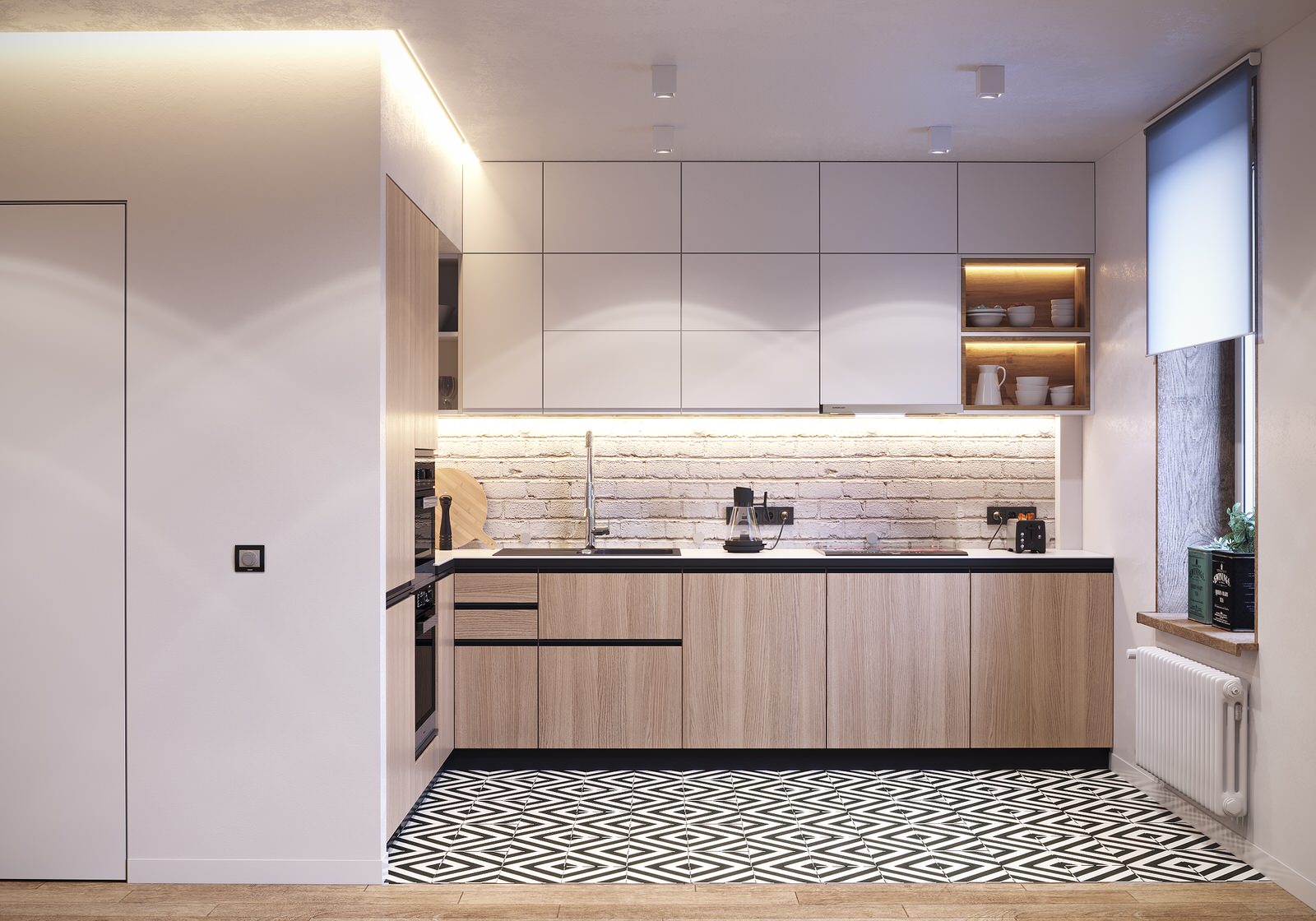 Дизайн квартиры в индустриальном стиле