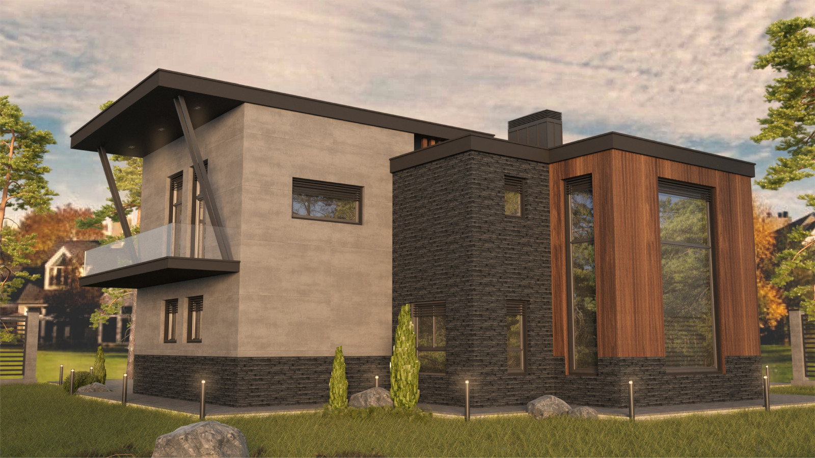 Проект дома -250 м2