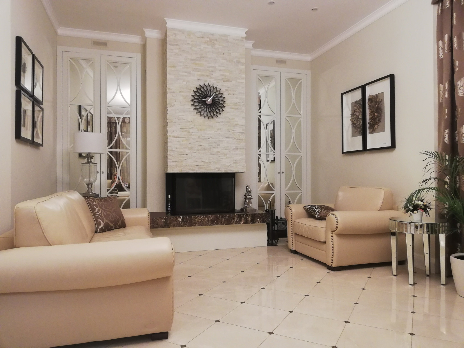 Дом в стиле американская классика, неоклассика. Фото в процессе