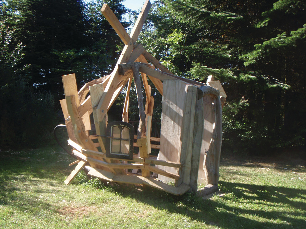 Houzz Дания: Сауна с камышовой крышей