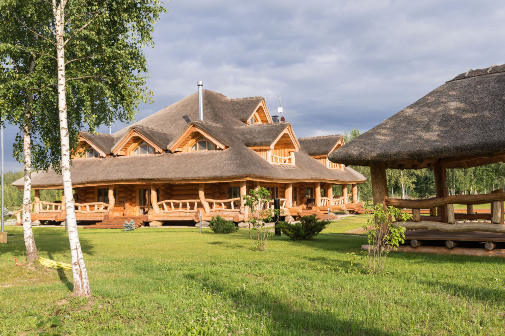 Дом в рустикальном стиле