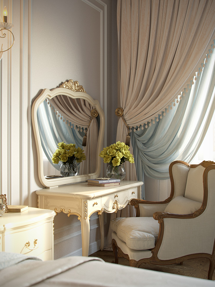 Дизайн спальни в пастельных тонах