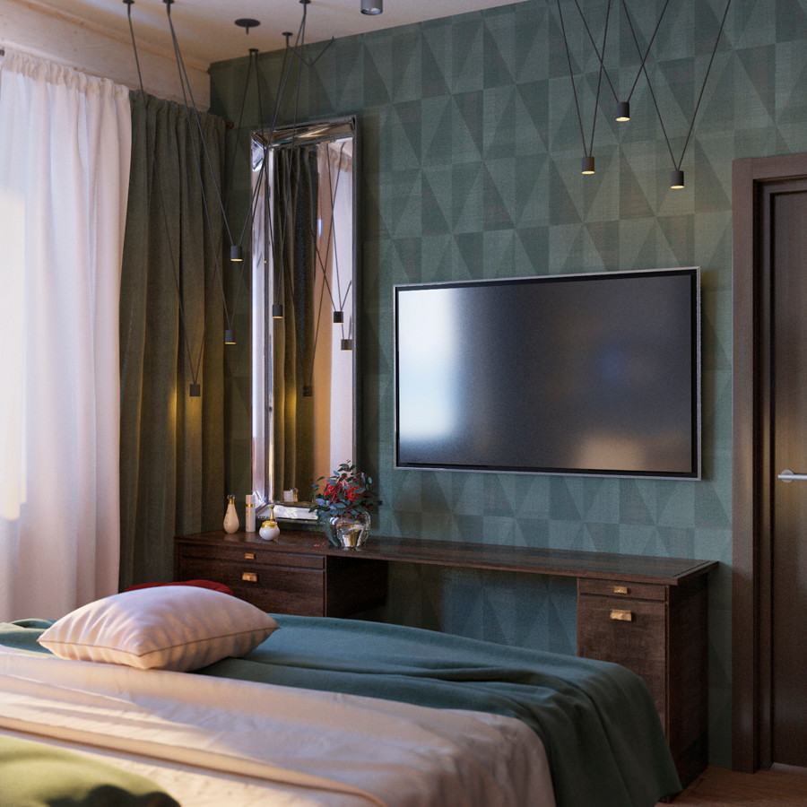 ПРОЕКТ ИНТЕРЬЕРА ДОМА НА ЧЕРНОЙ РЕЧКЕ во Владивостоке)