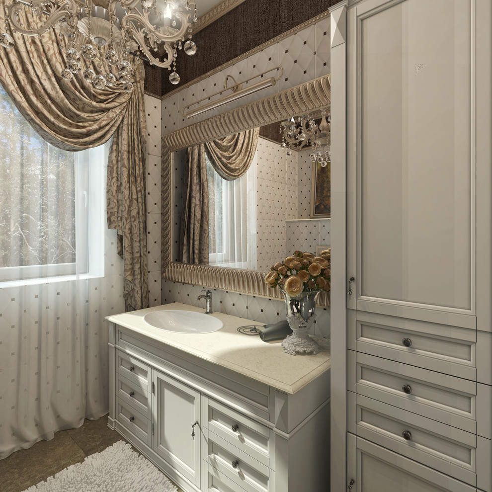 Обложка проекта: Классический санузел в доме