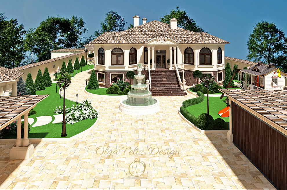 Обложка проекта: Ландшафт частного домовладения