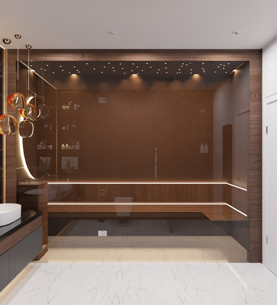 Обложка проекта: Ванная комната в жилом доме.