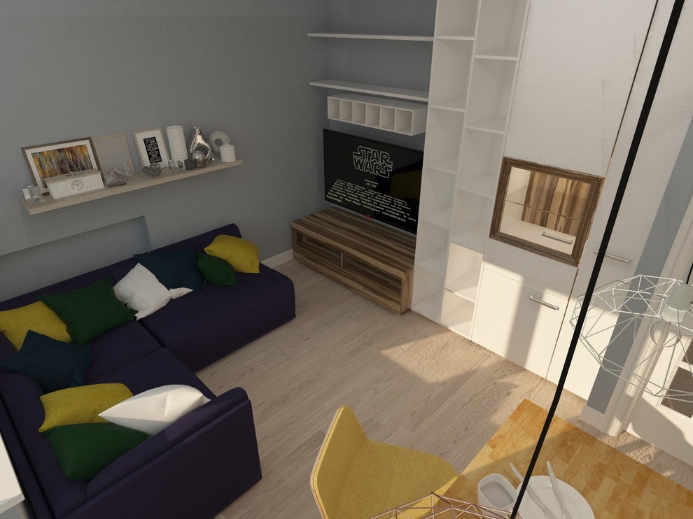 Квартира студия с отдельной спальней!