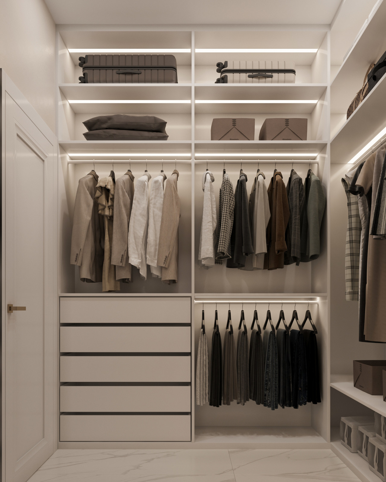 "Тёплое какао", квартира в ЖК "Дворянский", 98 м2