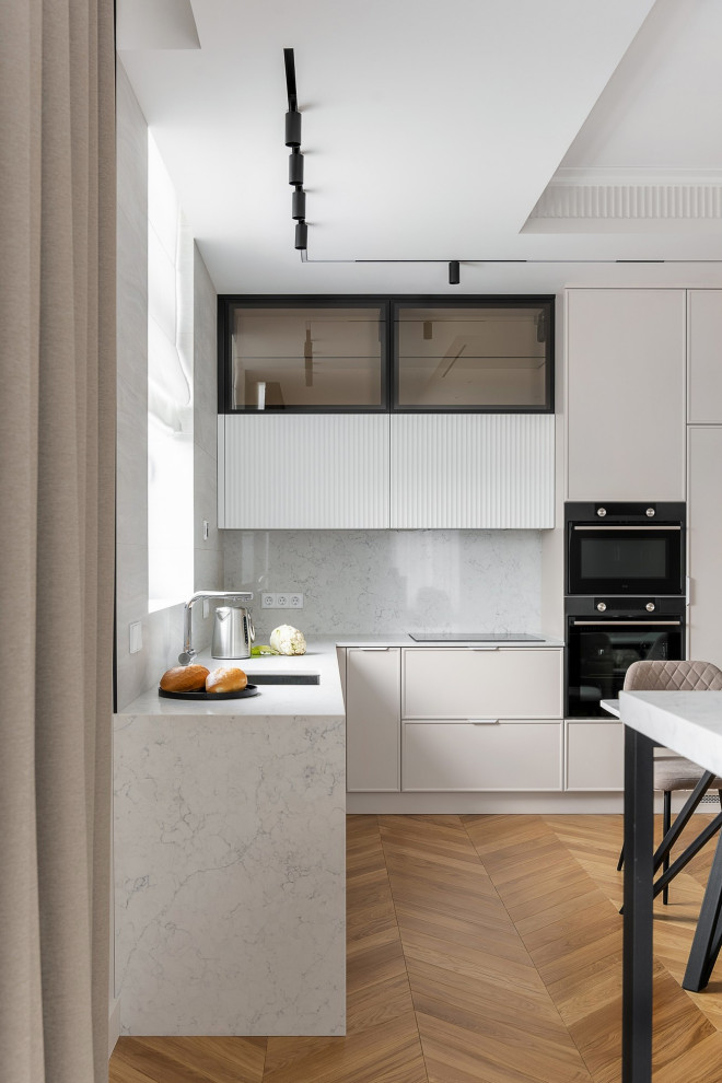 Реализованный дизайн проект квартиры в ЖК "Пряники"