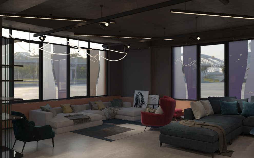 Интерьер мебельного магазина.