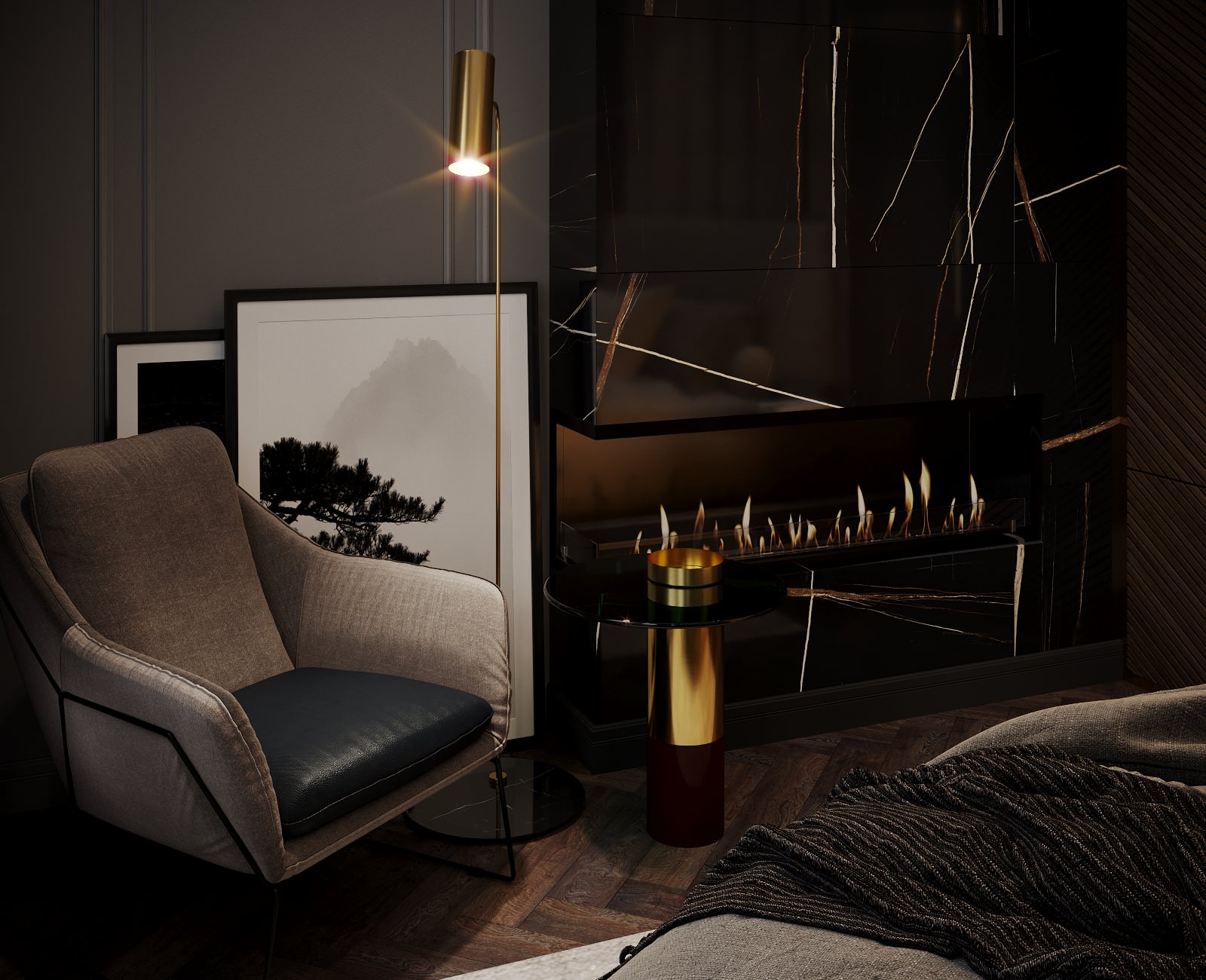 Мастер-спальня в частном доме, г. Москва