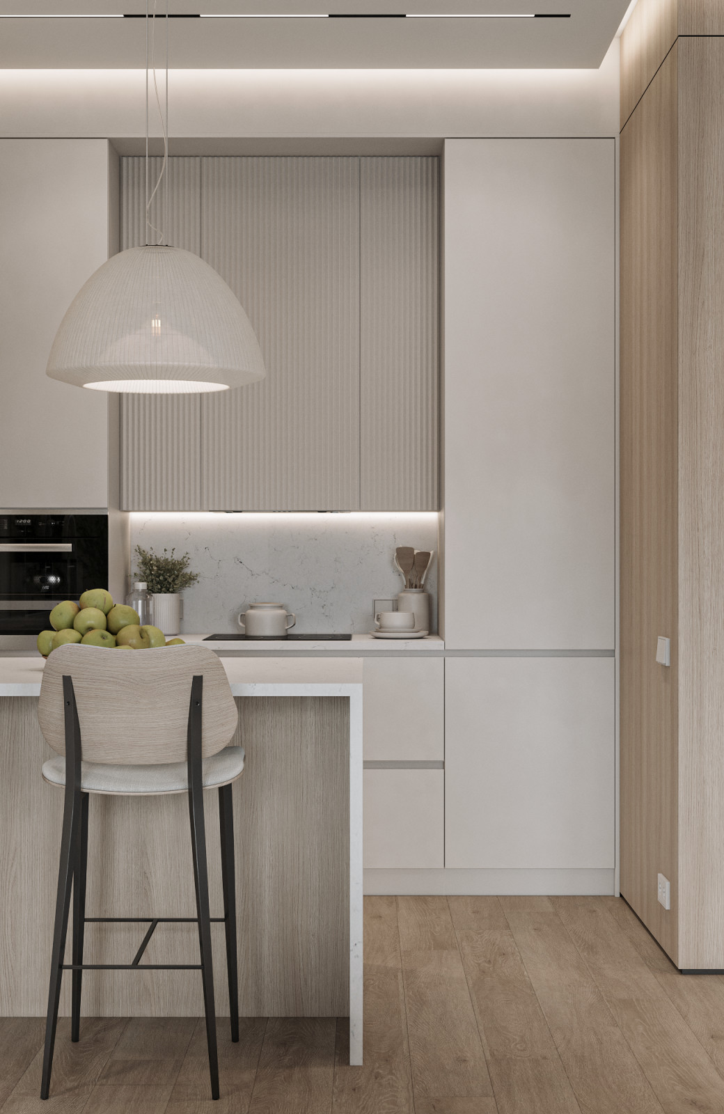 Дизайн интерьера, современный эко стиль.