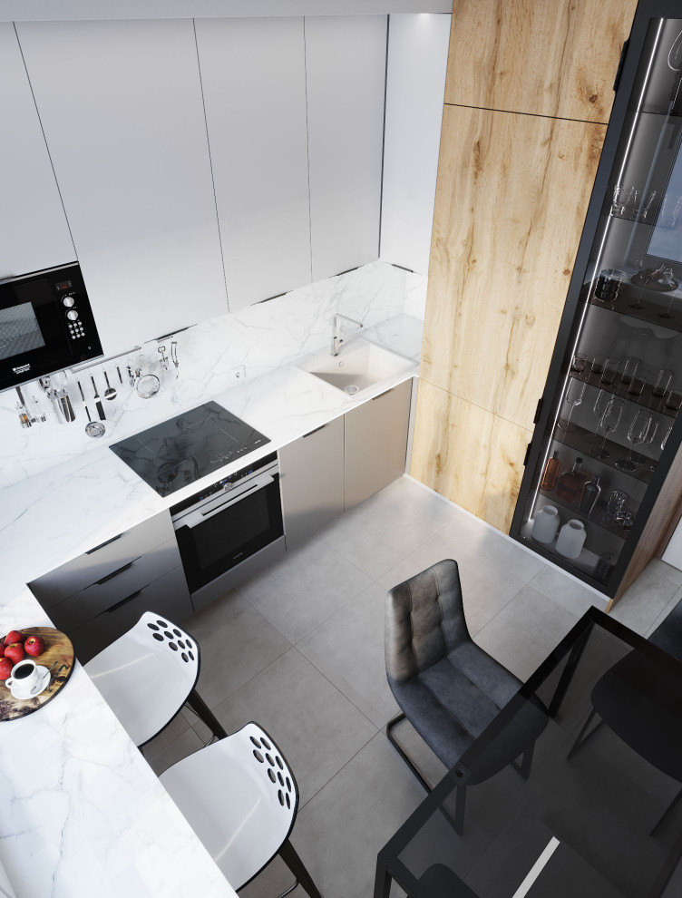 Проект в серых тонах