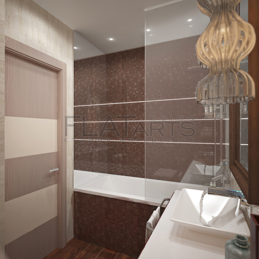 Дизайн 3-ной квартиры в современном, с элементами эко-стиля