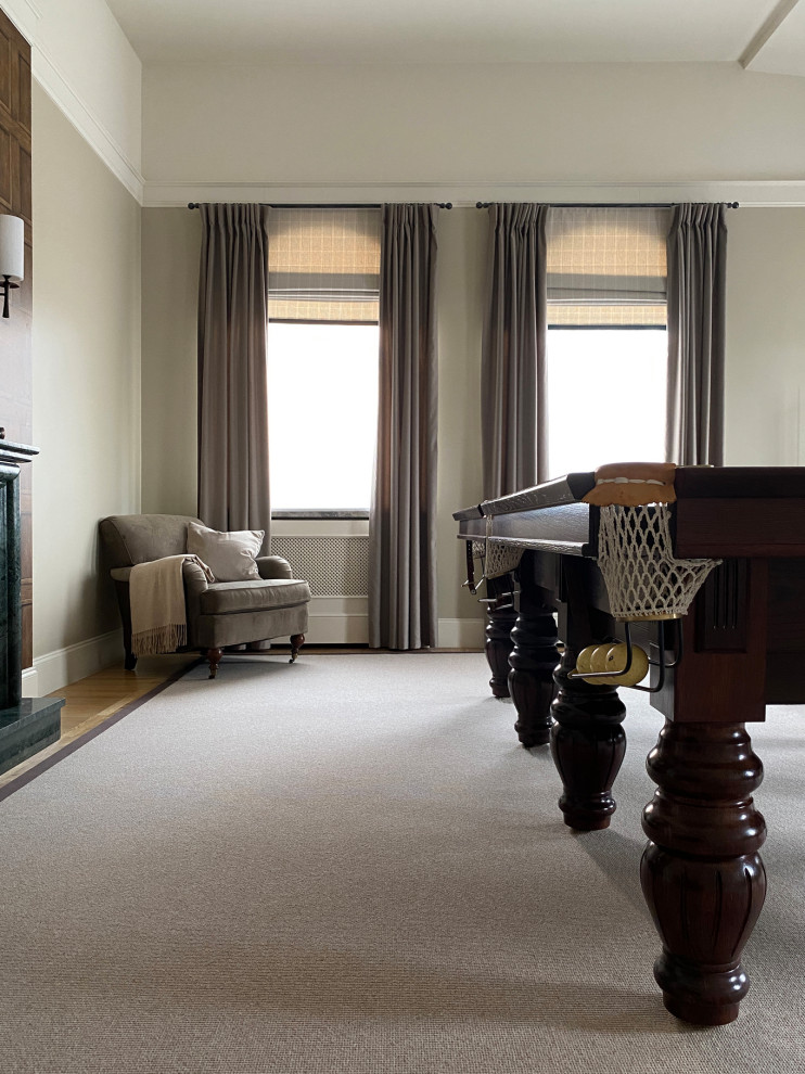 Бильярдная в загородном доме